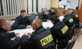słuchacze ze Szkoły Policji w Katowicach