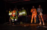 Uczestników Tyskiego Nocnego Rajdu Rowerowego „Kręci bezpieczeństwo”