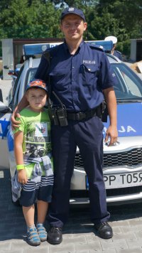 Policjanci na „Olimpiadzie przedszkolaka”