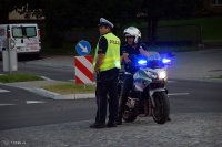 Tyscy policjanci zabezpieczali Nightskating
